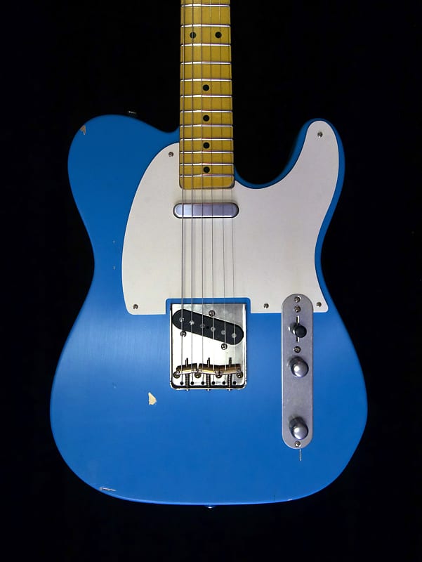 Nash Guitars T-57 Electric Guitar - Maui Blue -Maple FB- Lollar Pickups - Light Aging w/Nash Case (NEW) image 1