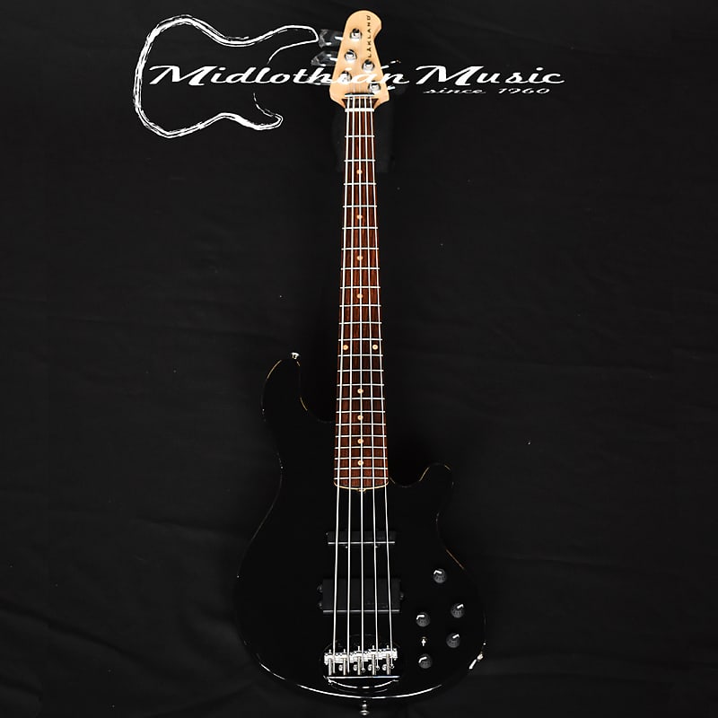Lakland USA Series 55-94 - 5-String Bass Guitar - Black Gloss (550046) image 1