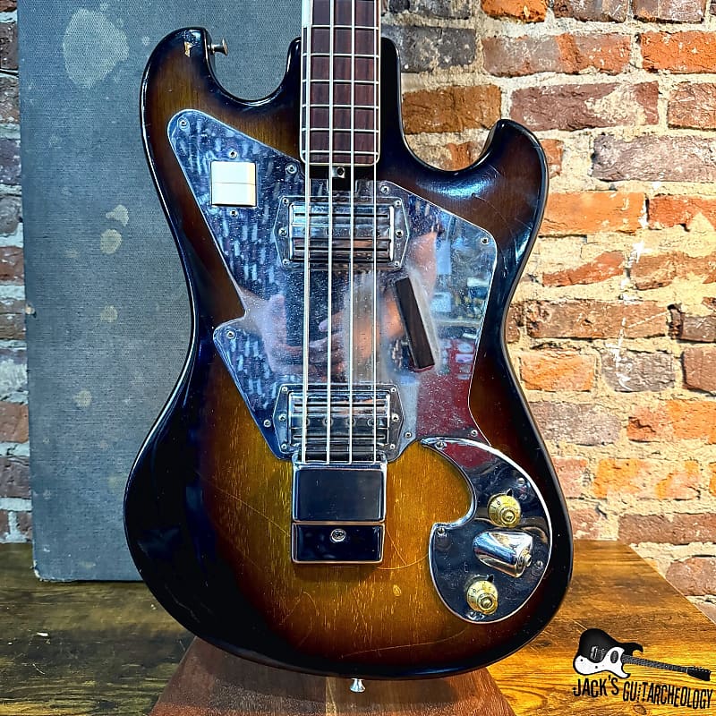 Audition Teisco Matsumoku Electric Bass W Ohsc 1960s Reverb