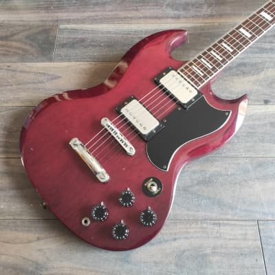 ギター WESTMINSTER (GRECO) VINTAGE SG GUITAR 1976 Westminster Japan (Matsumoku) SG Standard (Cherry Red