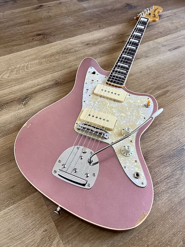 MJT ボディバーガンディレッド Flat Top Bound Burgundy Mist Metallic Jazzmaster / MJT