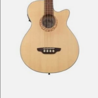 Luna LAB-30 Tribal Short Scale Acoustic Bass, B-Stock, Free Shipping for sale