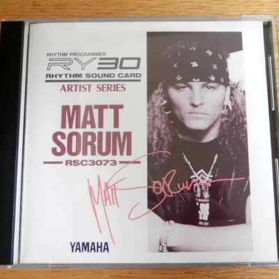 Yamaha RSC3073 Matt Sorum Rhythm Sound Card RY30 RM50 SY/TG rare! image 1