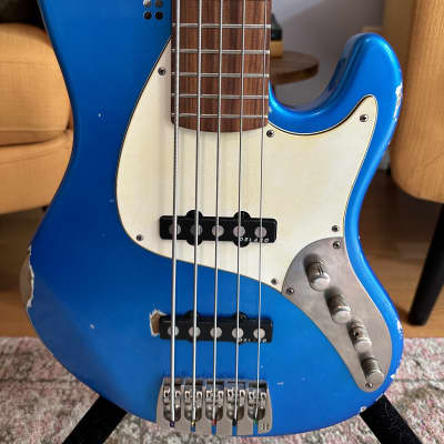 Sandberg Sandberg California II TT 5-String Electric Bass #39802 2022 - Reliced Blue image 2