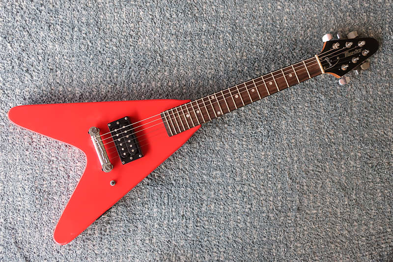 Maestro by Gibson Roadie Mini Flying V Electric Guitar Red W