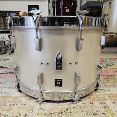 Sonor Phonic 9-ply Beech Kit 24-18-15-14" in Metallic Silver image 2