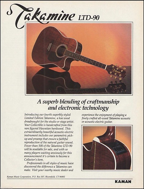 Takamine cheap ltd 90