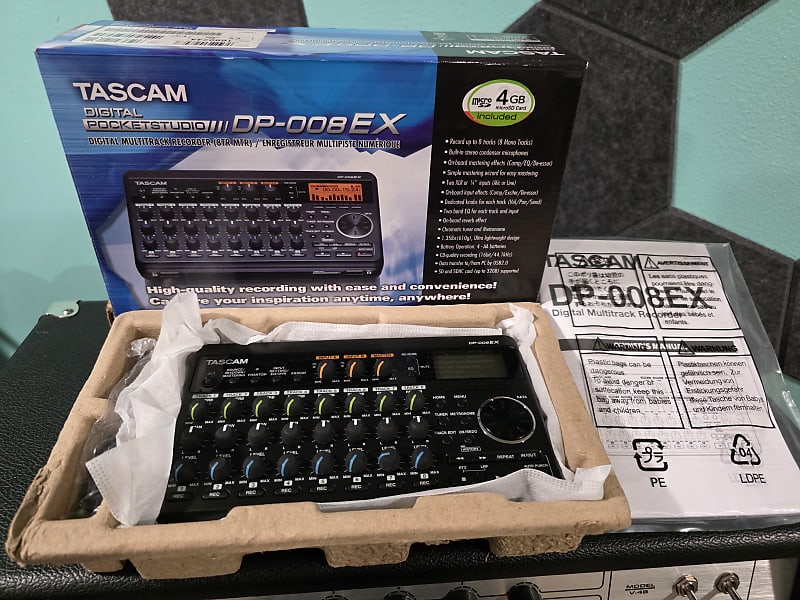 Amazon.com: Tascam DP-008EX 8-Track Digital Pocketstudio