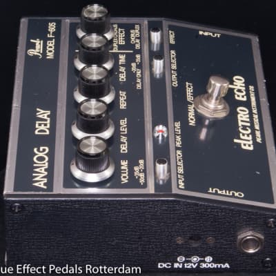 Pearl F-605 Electro Echo Analog Delay with MN3005 BBD s/n 512719 early 80's  as used by the Mad Professor ( Studio 1 recordings ) image 6