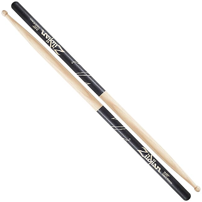 Zildjian Z7AD Dip Series 7A Wood Tip Drum Sticks Natural / Black image 1