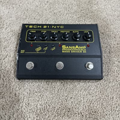 Tech 21 Sansamp Programmable Bass Driver