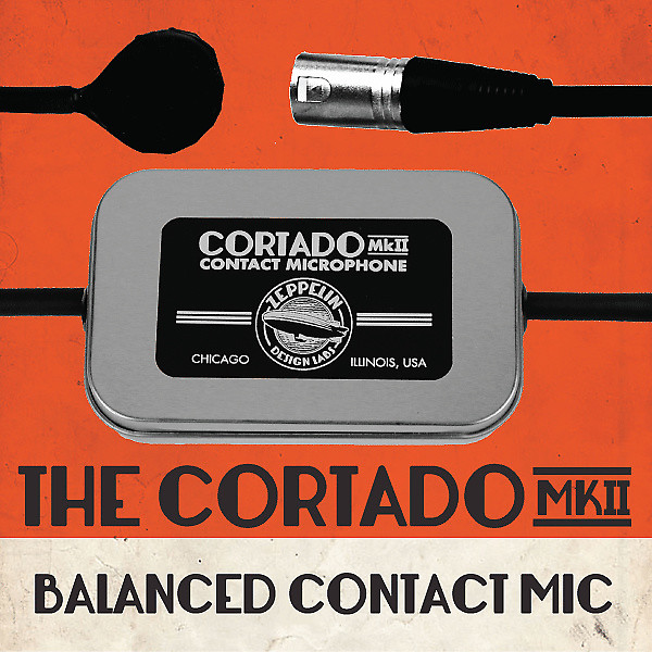 Cortado MkII Balanced Contact Microphone - 1.5' image 1