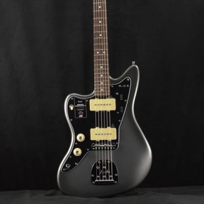 Fender American Professional II Jazzmaster Left-Hand Mercury Rosewood Fingerboard image 2
