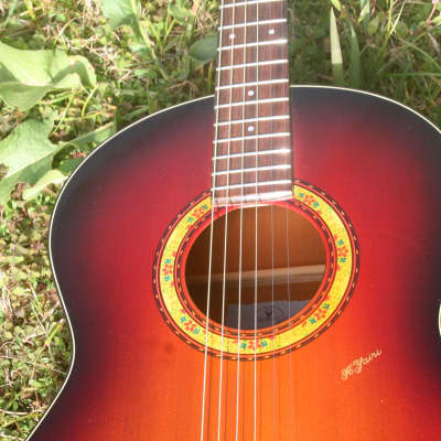 2005 K Yairi SR-2E OOO size Guitar with Under saddle pick up - Cherry Sunburst+Original Hard Case and more image 17