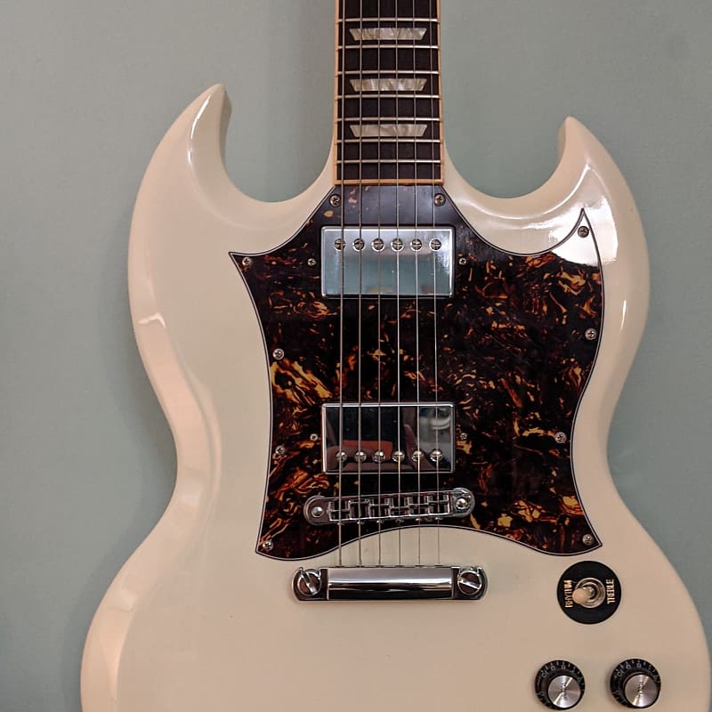 Limited Edition 2012 Gibson SG Standard Classic White. Push