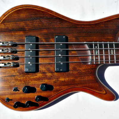 Ibanez SR1200 Premium SR Series Bass Guitar with Ibanez Custom Hardshell Bass Case - Vintage Natural Flat Finish - PV MUSIC Guitar Shop Inspected Setup + Tested Plays / Sounds / Looks Excellent Condition - Free Shipping image 8