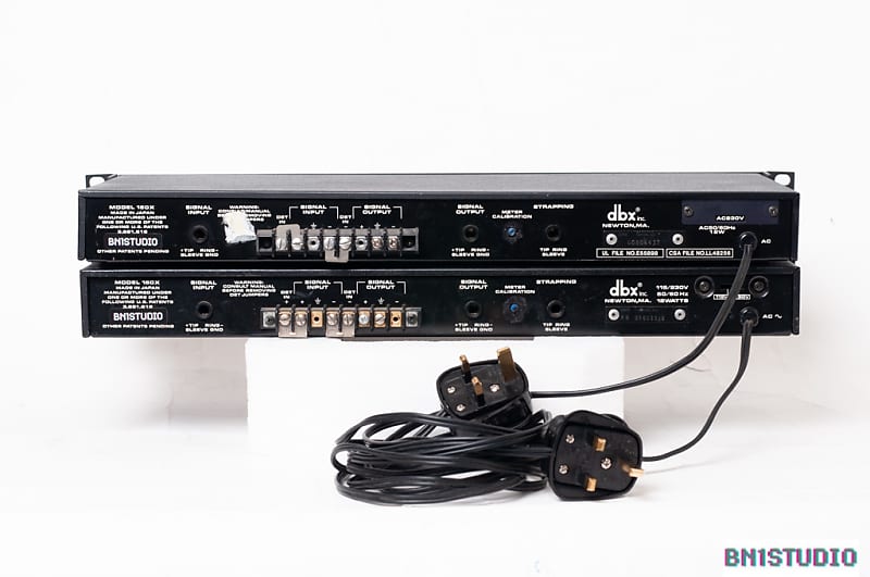 dbx 160X Compressor/Limiter Pair | Reverb