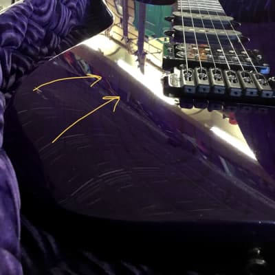 90's Early body ESP Mirage- Transparent Purple image 20