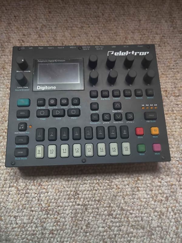 Elektron Digitone 8-Voice Digital Synthesizer 2017 - Present - Black image 1