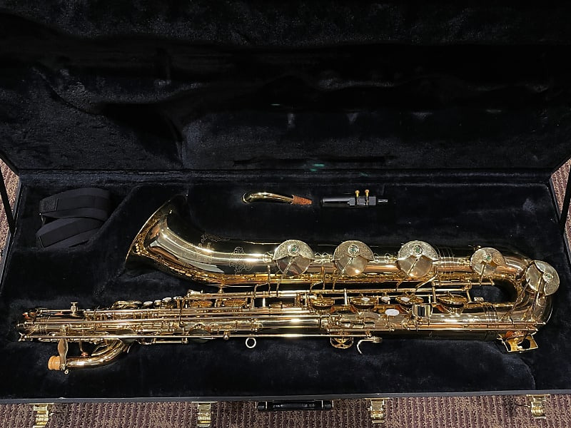 Cannonball Baritone Saxophone Gold Lacquer Bari Sax Reverb
