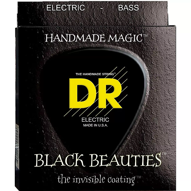 DR Black Beauties Medium Bass Strings image 1