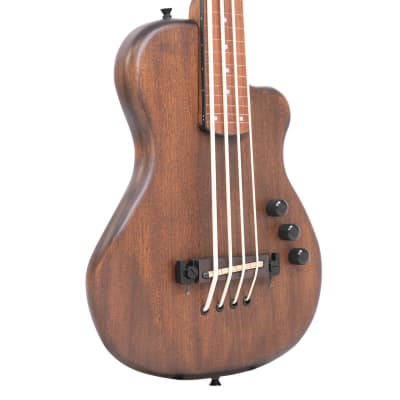 Gold Tone ME-BassFL Fretless 23-Inch Scale Solid Body Electric Microbass with Padded Gig Bag image 3