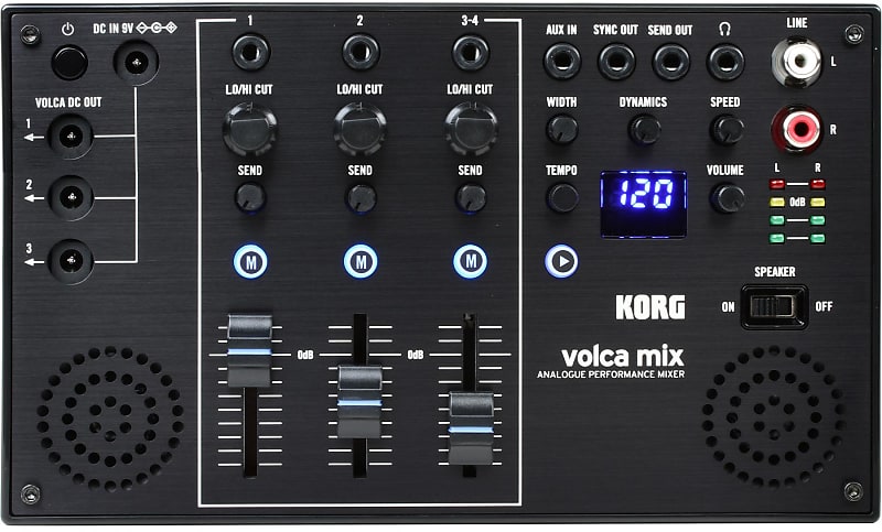 Korg Volca Mix 4-channel Analog Performance Mixer (3-pack) Bundle image 1