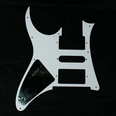 Custom Replacement Guitar Pickguard for Ibanez RG 350 DX ,4ply White pearloid image 3