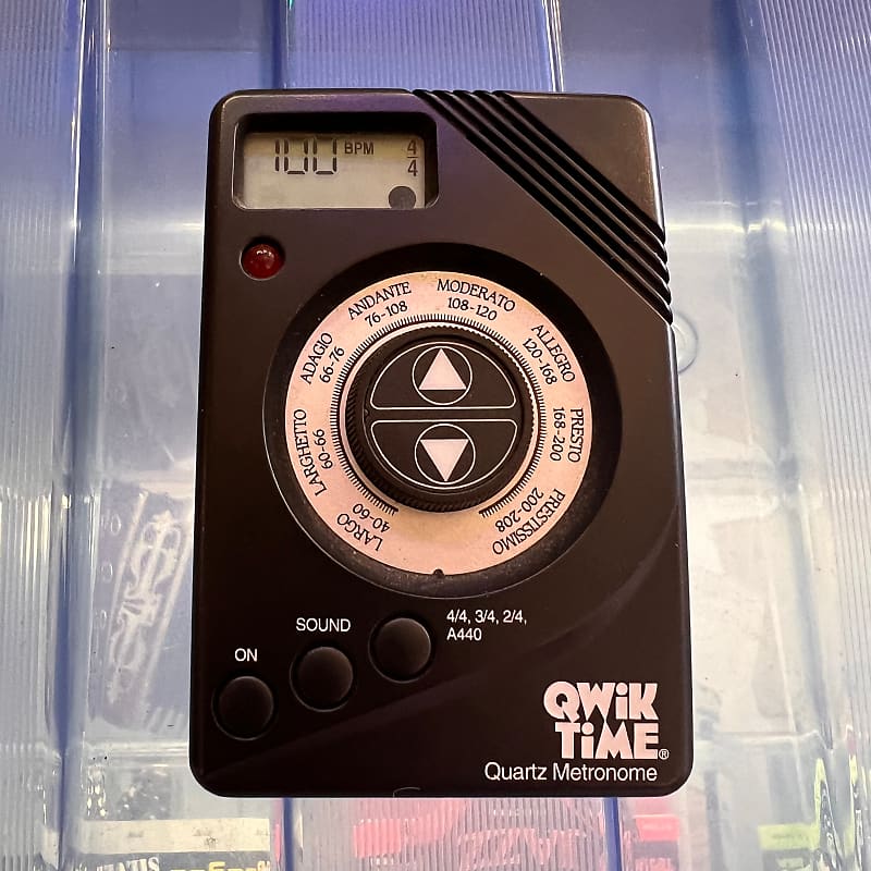 Qwik Time QT7 Quartz Metronome Plus (used) Reverb