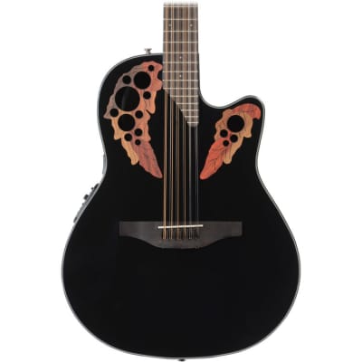 Ovation CE4412-5 Celebrity Collection Elite Specialty Mid Depth 12-String Acoustic-Electric Guitar image 3