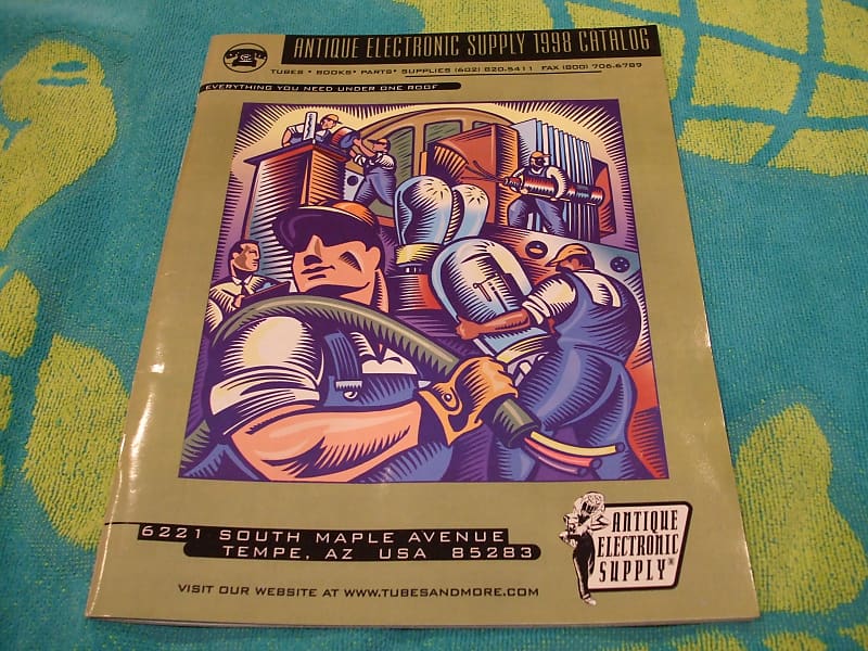 ANTIQUE ELECTRONIC SUPPLY 1998 catalog flyer tubes and more Reverb