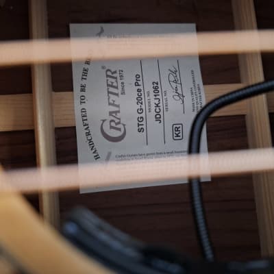 Crafter STG G-20CE Pro - Natural | Reverb