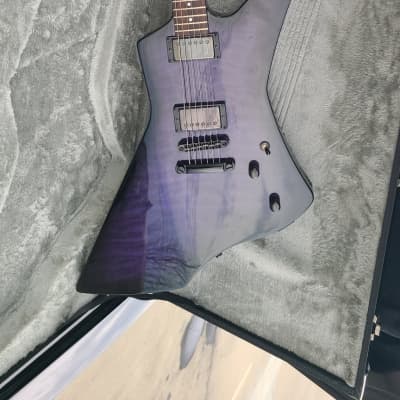 ESP LTD Snakebyte Baritone  Flamed Purple image 1