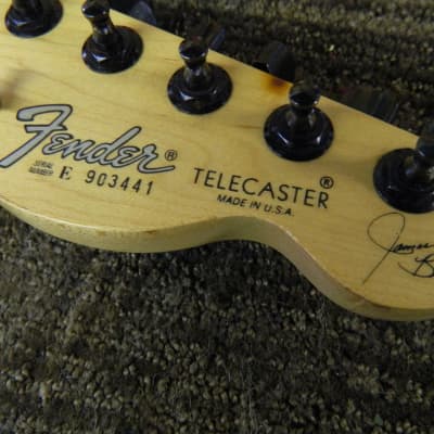 Fender James Burton Telecaster 1990 - Black/Red Paisley, First Year! image 14