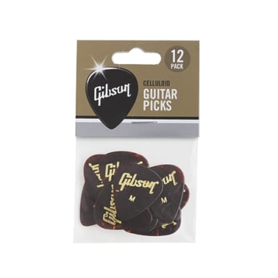 Gibson Tortoise Shell Pick - Thin - 12 Pack for sale