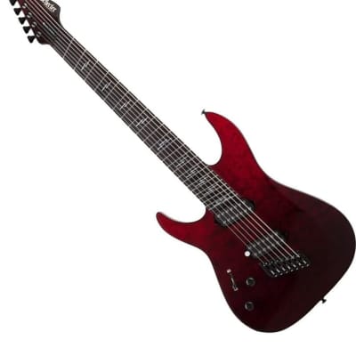 Schecter Reaper-7 Elite Multiscale Left-Handed Guitar, Blood Burst, New, Free Shipping, Authorized Dealer