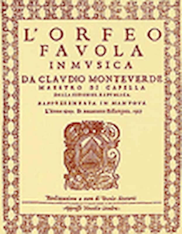 Claudio Monteverdi Lorfeo Favola In Musica Sv 318 Reverb