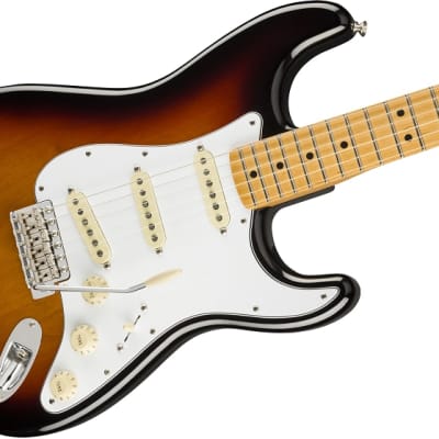 Fender Jimi Hendrix Stratocaster Electric Guitar Maple FB, 3-Color Sunburst image 12