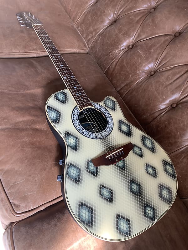 Ovation CC57 Celebrity 1980s - Snakeskin Rare Finish | Reverb