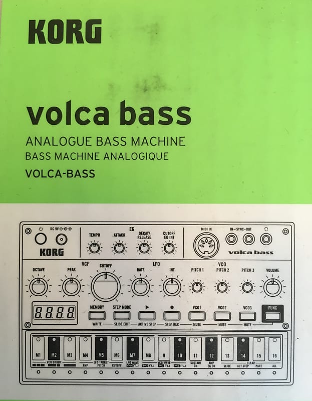 Korg  Volca Bass Analogue Bass Machine image 1