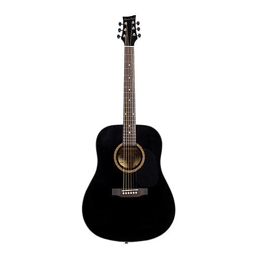 Beaver Creek Full Size Acoustic Guitar - Right - Black Finish image 1