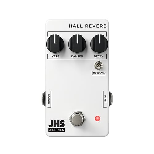 JHS Pedals Hall Reverb Effects Pedal White image 1