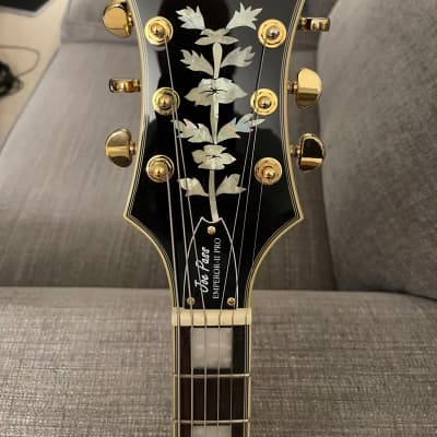 Epiphone Joe Pass Emperor-II Pro 2021 - Vintage Sunburst with hard case image 2