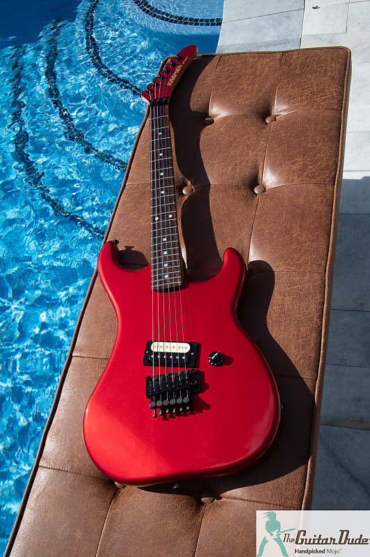 1980's Kramer JK 1000 - KP-100 Pickups - Original Floyd Rose Tremolo -  Candy Apple Red - Made in Japan - Pro Set Up! (Perfect  frets/Action/Intonation) | Reverb UK