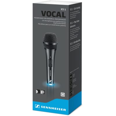 Sennheiser XS 1 Handheld Cardioid Dynamic Vocal Microphone (3-Pack) Bundle with 3x Pop Filter and 3x 20" XLR-XLR Cable image 4