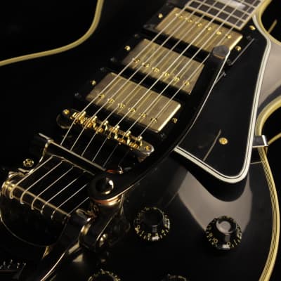 Gibson Custom 1957 Les Paul Custom Reissue "Black Beauty" 3-Pickup Bigsby VOS (#261) image 4