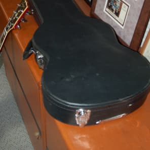 Vintage RARE Hoyer ROT2 SG Style German Guitar 1970's Burgandy Whammy Hardshell Case image 10