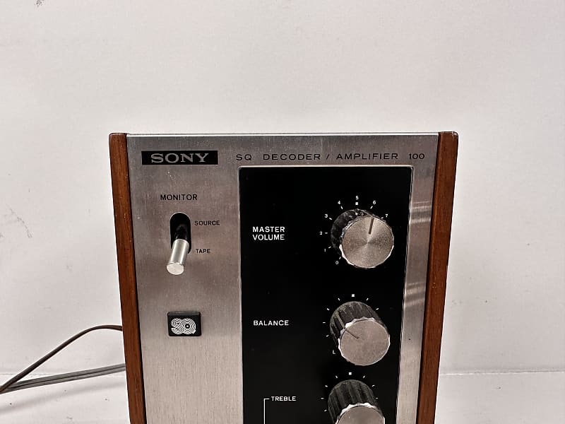 Sony SQA-100 Solid State SQ Decoder Amplifier 100 2CH/ 2-4/ R-MTX Working  Quad