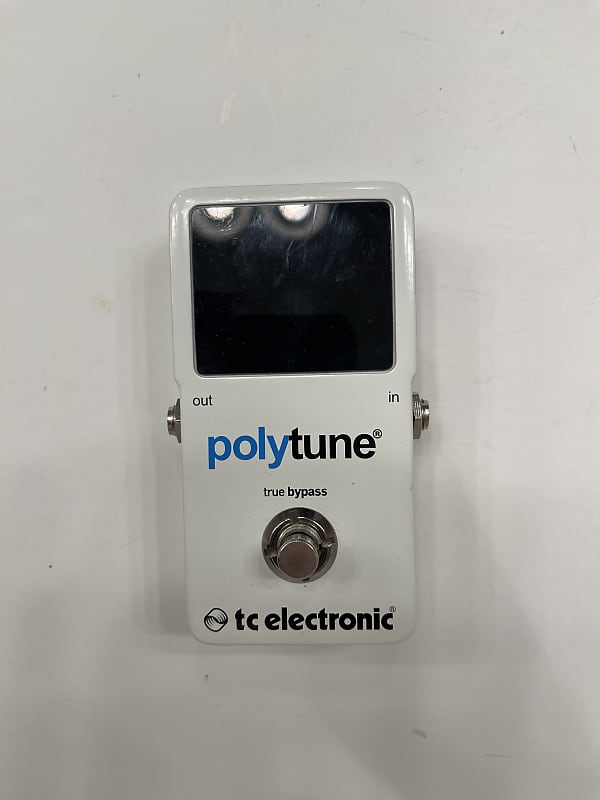 TC Electronic Polytune Poly Chromatic Tuner True Bypass Guitar Bass Effect Pedal image 1
