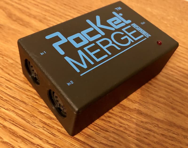 Anatek Pocket Merge - MIDI powered 2:1 merge box image 1